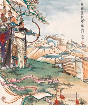  chenwei painting - Zhao Chenwei sanguo antique Chinese